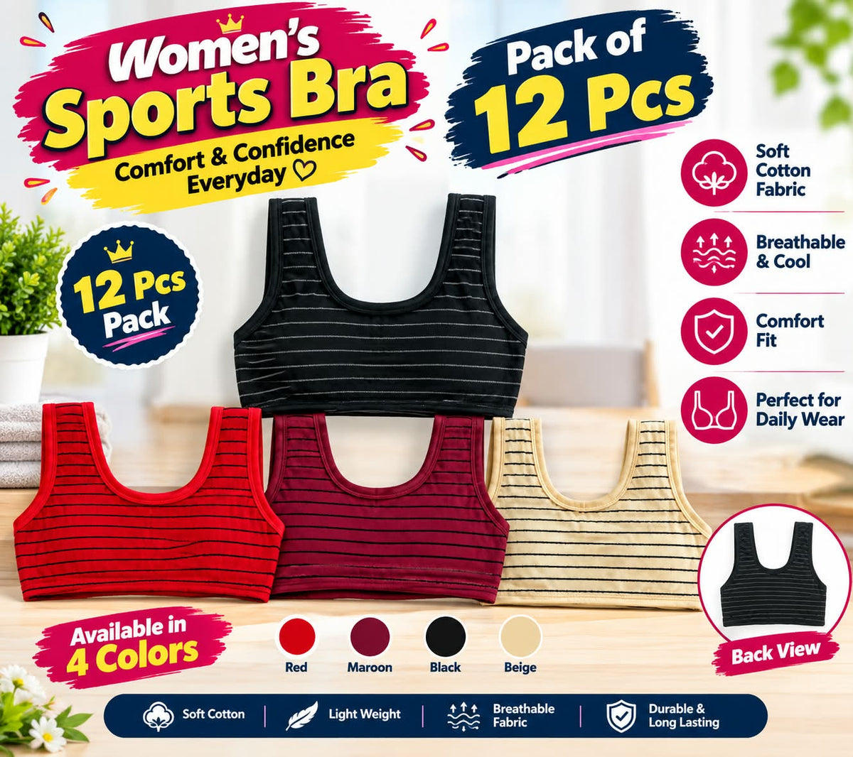 sports bra pack off 12